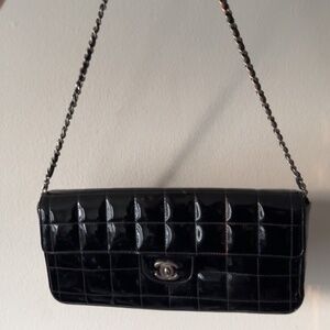 Chanel Vintage Square Quilt E/W Flap bag